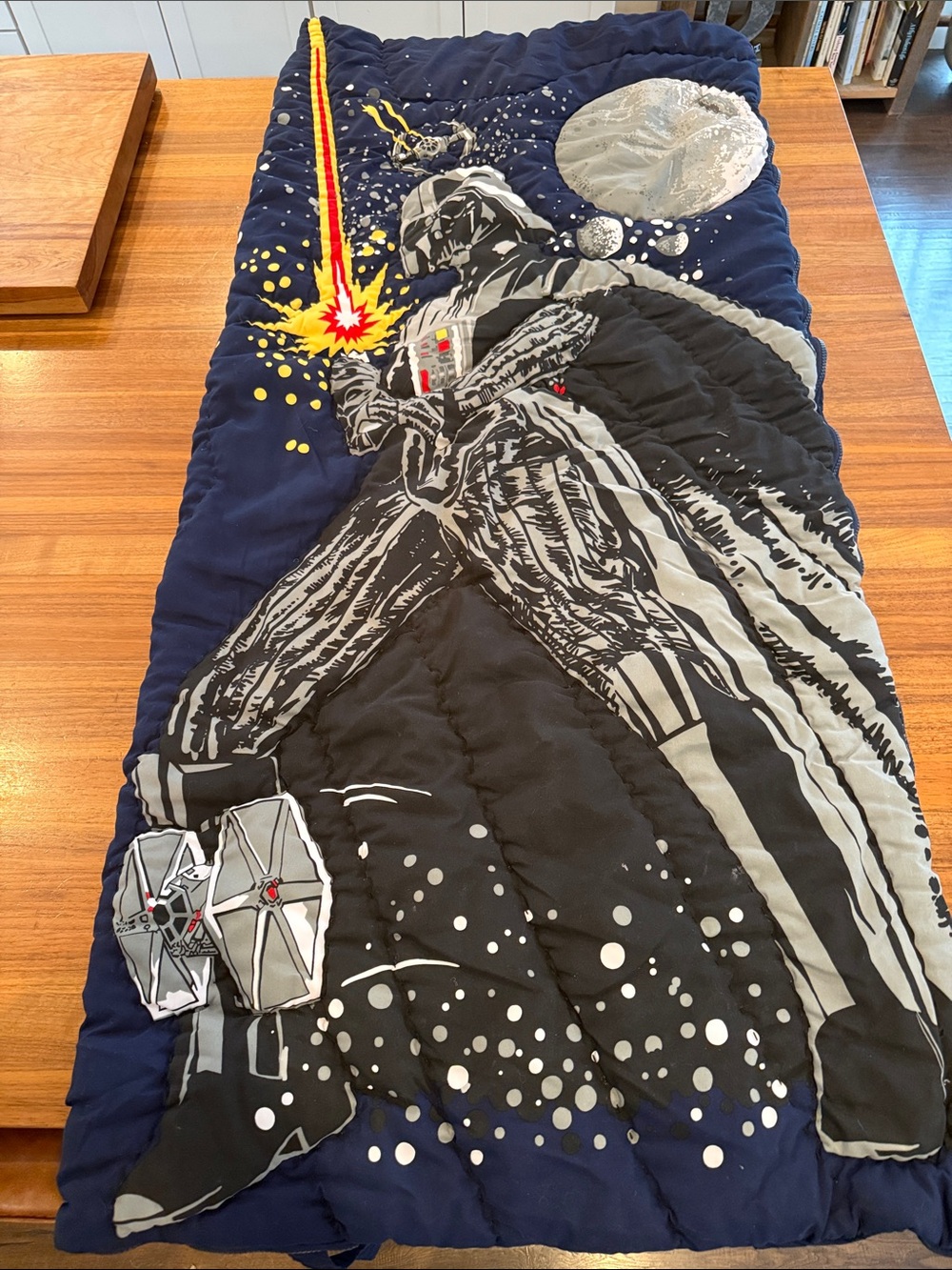 Darth Vader reversible Pottery Barn Kids sleeping bag